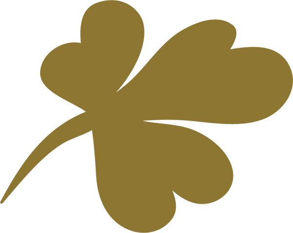 Gold clover icon